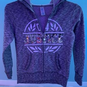 Justice hoodie girls size 8